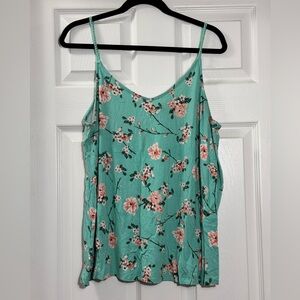 Torrid Mint Green Floral Camisole